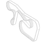 9937696 - Attachment Parts for Units: V-Belt for Mercedes-Benz Image