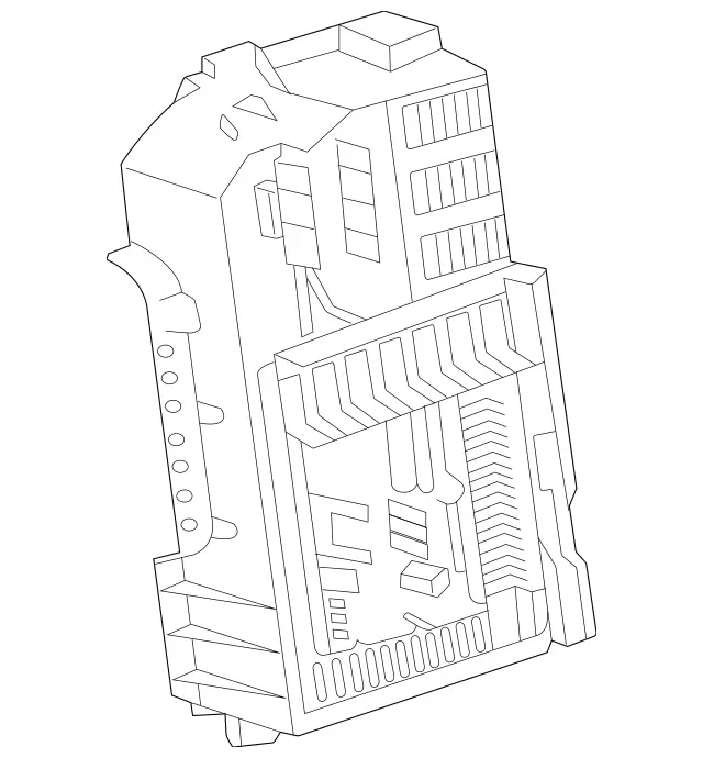 223906100265 - Electrical Equipment and Instruments: Fuse and Relay Box for Mercedes-Benz: 300C, 300CD, 350SD, C300, C43 AMG, C63 AMG S E Performance, E350, EQE 350, EQE 350 SUV, EQE 350+, EQE 350+ SUV, EQE 500, EQE 500 SUV, EQE AMG, EQE AMG SUV, EQS 450, EQS 450 SUV, EQS 450+, EQS 450+ SUV, EQS 580, EQS 580 SUV, EQS AMG, GLC300, GLC350e, GLC43 AMG, GLC63 AMG S E Performance, Maybach EQS 680 SUV, Maybach S580, Maybach S680, S500, S580, S580e Image