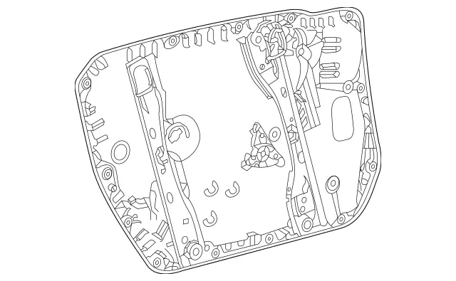 1677207900 - Front Doors: Basic Carrier for Mercedes-Benz: GLE350, GLE450e, GLE580, GLS450, GLS580, GLS63 AMG, Maybach GLS600 Image image