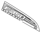 CC3Z16720EE - Body: Nameplate for Ford: F-450 Super Duty Image