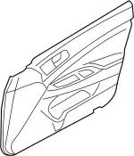 809011NA2B - : Finisher Assembly Front Door Left-hand for Infiniti Image