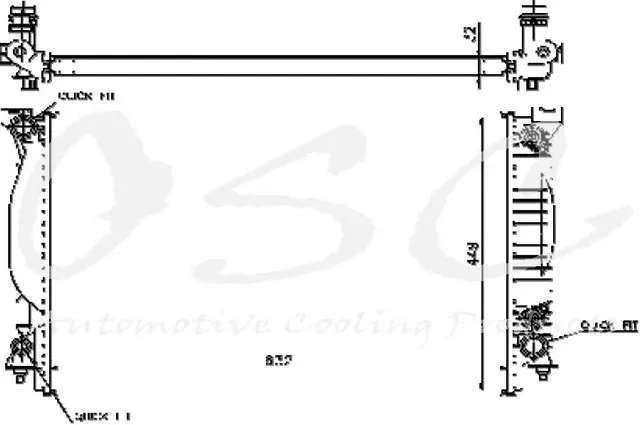 2590 - Cooling Systems: OSC 2590 Radiator for OSC Image