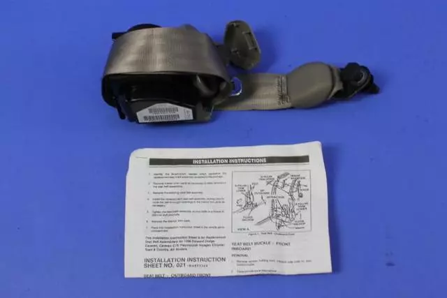 1st Rear Outer Seat Belt, Left - Mopar (SL691L5AB)