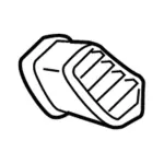 FA1Z19893AA - Body: Louver for Lincoln: MKX, Nautilus Image