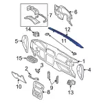 1L2Z78044E82BAA - Body: Defroster Vent for Ford: Explorer | Mercury: Mountaineer Image
