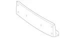 2098850981 - Attachment Parts: License Plate Holder for Mercedes-Benz: C55 AMG, CLK320, CLK350, CLK500, CLK55 AMG Image