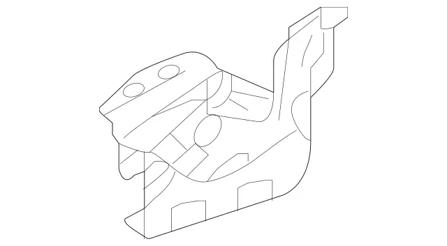 2138800128 - Attachment Parts: Hinge for Mercedes-Benz: AMG GT 43, AMG GT 53, AMG GT 63, AMG GT 63 S, AMG GT 63 S E Performance, CLS450, CLS53 AMG, E300, E350, E400, E43 AMG, E450, E53 AMG, E63 AMG S Image image