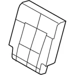 7L7Z7866800B - Body: Seat Back Pad for Lincoln: Navigator Image