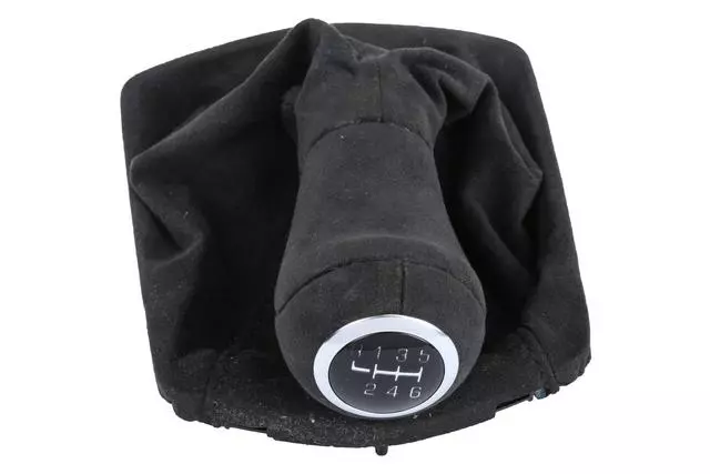 24279901 - : Manual Transmission Shift Knob in Black with Boot and Shift Pattern for GM Image