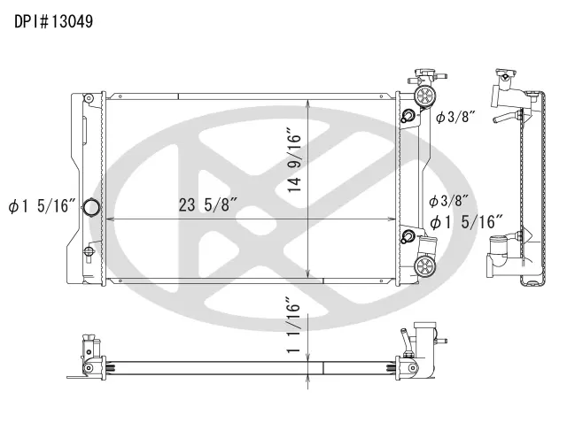 A13049 - : Koyorad Radiator for Koyo Image