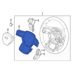 HL3Z3600GG - : Steering Wheel for Ford: F-150 Image
