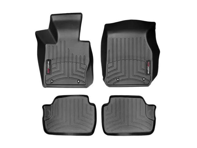 448251444103 - Accessories: Front &amp; Rear Black FloorLiner™ DigitalFit® for WeatherTech Image