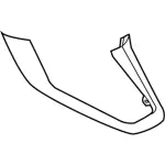 F1EZ5804567AD - Body: Trim Bezel for FORD Image