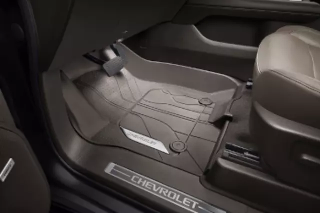 84776599 - Interior: First-Row Premium All-Weather Floor Liners for Chevrolet: Suburban, Tahoe Image
