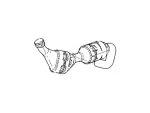 4L3Z5E212GD - Exhaust: Catalytic Converter for Ford: F-150 | Lincoln: Mark LT Image