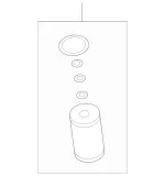 2751800009 - : Engine Oil Filter Element for Mercedes-Benz Image