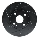 63391003L - : DFC Brake Rotor - Drilled and Slotted - Black for DYNAMIC FRICTION Image