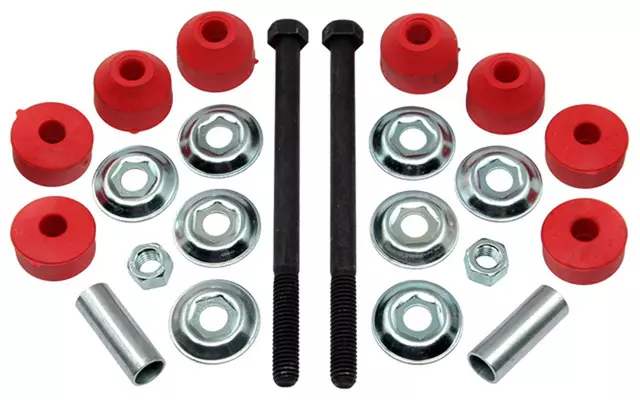 46G0016A - Suspension: Stabilizer Bar Link Kit for Chevrolet: Nova | Dodge: Conquest, Ram 50 | Ford: Escort, Probe | Mercury: Tracer | Mitsubishi: Mighty Max, Starion | Nissan: Pathfinder | Toyota: Celica, Corolla, Cressida Image
