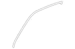 9066970998 - : Upper Weather-Strip for Mercedes-Benz Image