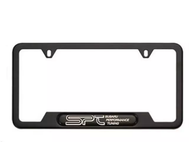 License Plate Frame - Matte Black - Sti Logo - Subaru (SOA342L126)