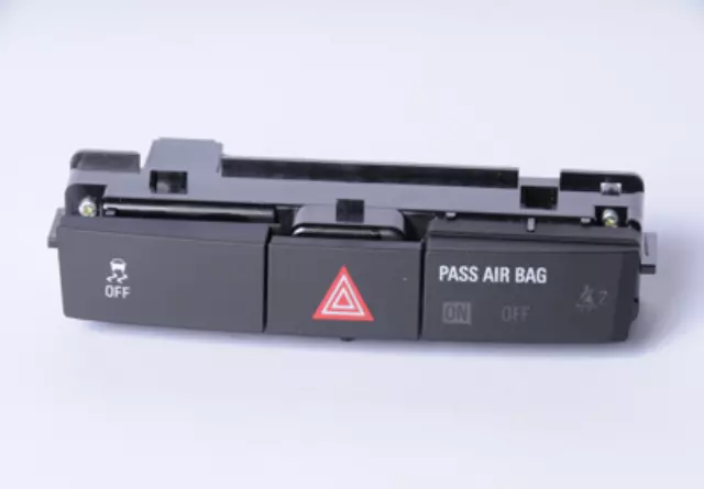 Jet Black Hazard Warning and Accessory Switch - GM (22740270)