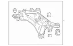 2043500141 - : Axle Carrier for Mercedes-Benz: C250, C300, C350, C63 AMG, CLS550, E250, E350, E400, E550, GLK250, GLK350 Image