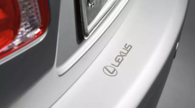 Rear Bumper Applique - Clear - Lexus (PT747-53140)