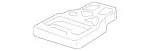 2158100011 - Covering and Lining: Plate for Mercedes-Benz: CL500, CL55 AMG, SL500, SL55 AMG, SL550, SL600, SL63 AMG, SL65 AMG, SLR McLaren Image