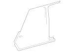 4636303403 - Side Panels: Paneling, a-Pillar for Mercedes-Benz Image