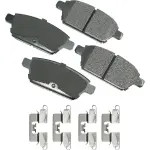 ACT1161 - : Akebono ProACT Ultra Premium Ceramic Disc Brake Pad Kit for AKEBONO Image
