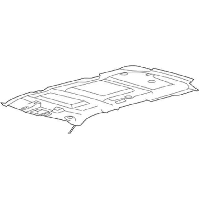 FB5Z7851944DD - Body: Headliner for Ford: Explorer, Police Interceptor Utility Image