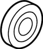 38440N3111 - Universals &amp; Rear Axle: Side Bearings for Infiniti Image