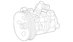 2466240180 - : Power Steering Pump for Mercedes-Benz Image