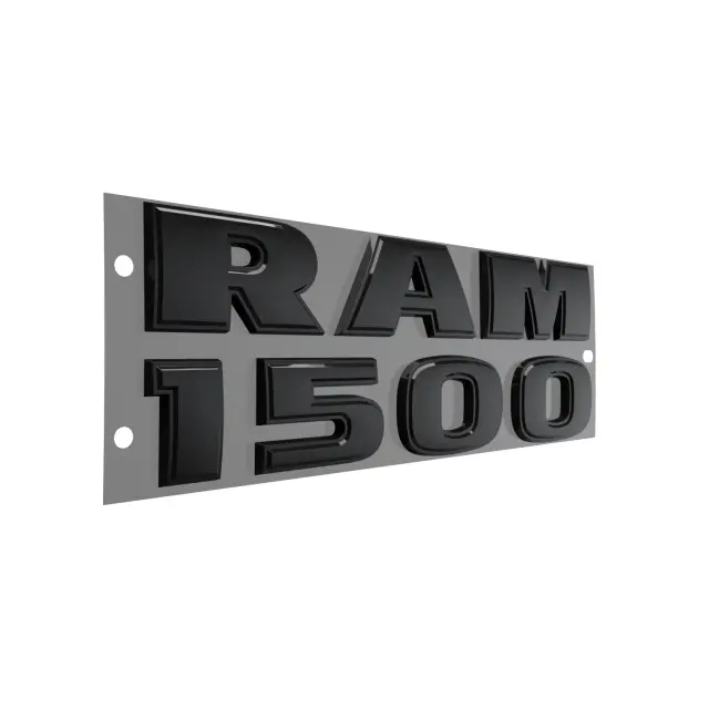 68247897AA - Exterior Ornamentation: Front Door Nameplate for Mopar Image