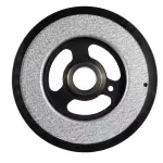 NJ5Z6312A - Engine: 2013-2024 Ford - Crankshaft Pulley for Ford: Bronco, Bronco Sport, Edge, Escape, Explorer, Focus, Fusion, Maverick, Mustang, Ranger, Special Service Police Sedan, Taurus | Lincoln: Corsair, MKC, MKT, MKZ, Nautilus Image