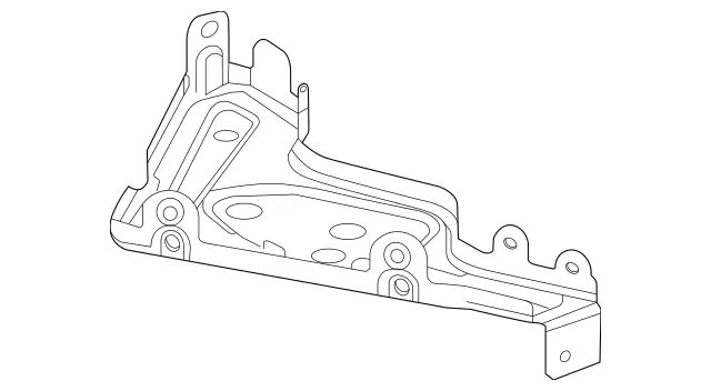 1673209803 - Springs, Suspension and Hydraulics: Holder for Mercedes-Benz: GLE350, GLE450, GLE450e, GLE53 AMG, GLE580, GLE63 AMG S, GLS450, GLS580, Maybach GLS600 Image image