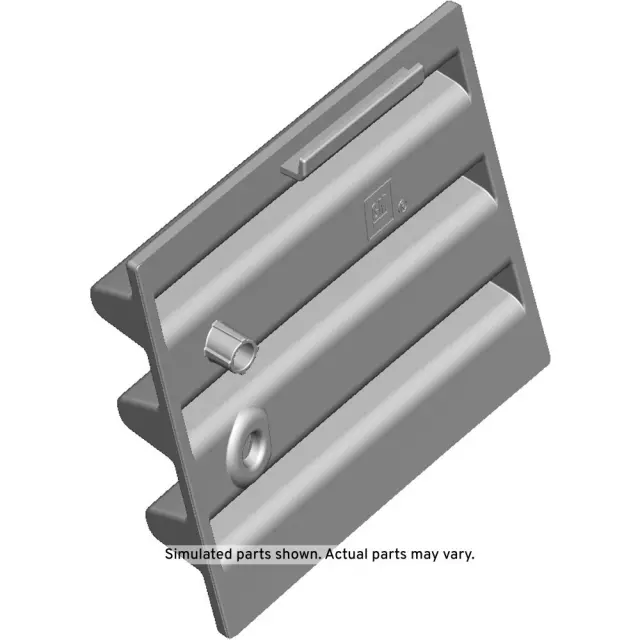 84341210 - : Black Front Bumper Fascia Tow Eye Access Hole Cover for GM Image