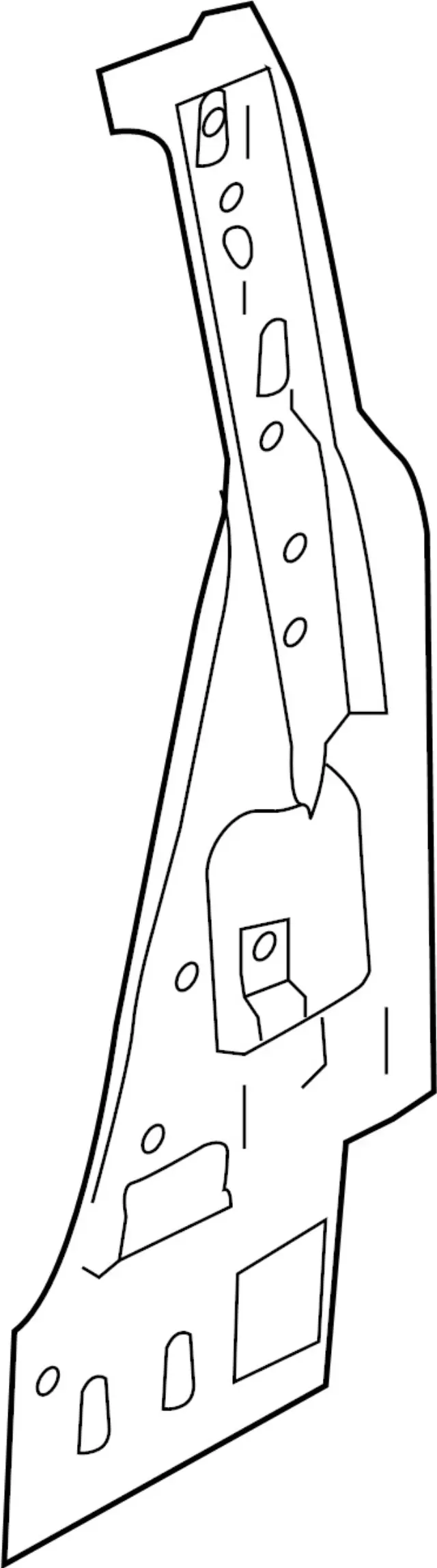 765305CA0A - Body: Inner Lock Pillar for INFINITI: Q60 Image