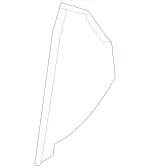 16668085038N84 - Body: End Cap for Mercedes-Benz Image