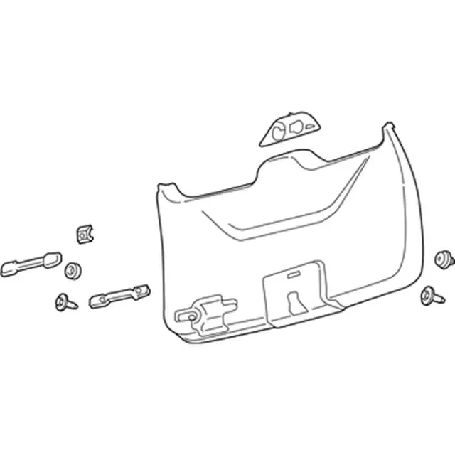 ML7Z7842906BD - : Lower Gate Trim for Lincoln: Navigator Image