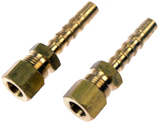 800036 - : Fuel Line Adapter - 5/16 In. Steel  to 5/16 In.(8mm) Nylon Tubing for Dorman Image