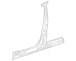 2516306916 - Body: Reinforcement for Mercedes-Benz Image