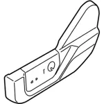 FL3Z1562187EA - : Seat Frame Trim Panel for Ford: F-250 Super Duty, F-350 Super Duty, F-450 Super Duty Image