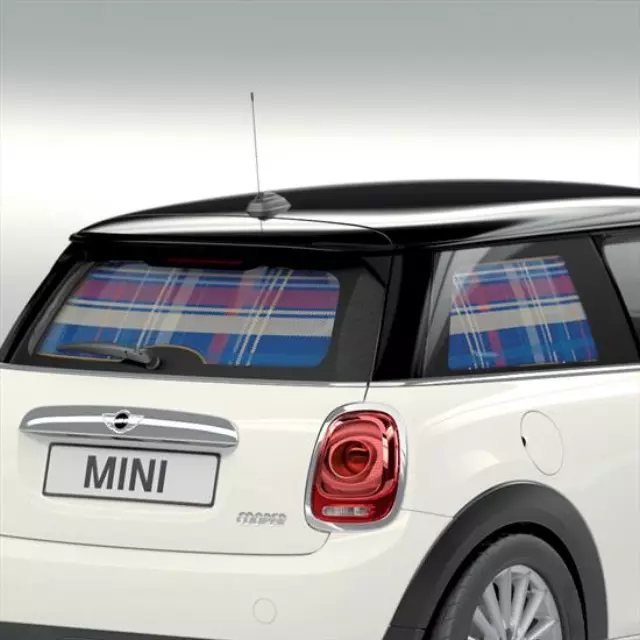 51462358069 - Interior: Rear Sun Shade - Rear Window - Speedwell Blue for Mini Image