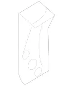 2204620239 - Steering: Holder for Mercedes-Benz Image