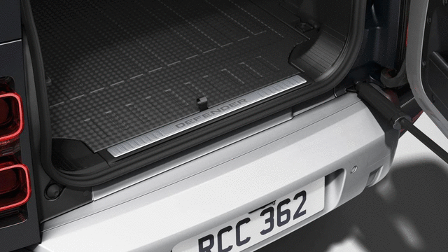 VPLES0572PVJ - : Loadspace Tread Plate - Ebony for Land Rover: Defender 110, Defender 130, Defender 90 Image