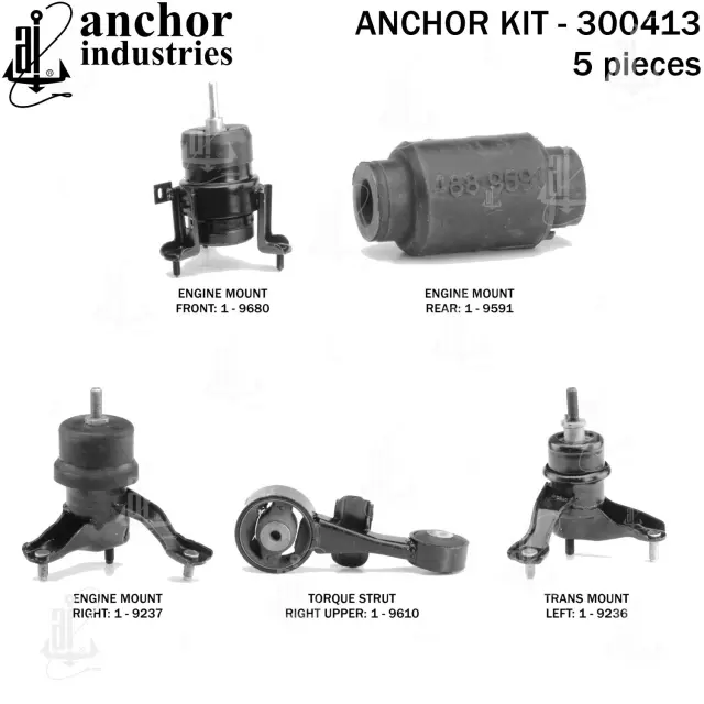 300413 - Engines &amp; Components: Anchor Engine Mount Kit for Anchor Image