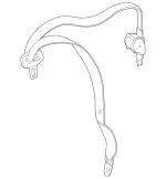 25186081857F03 - Electrical: Outer Belt for Mercedes-Benz Image