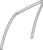 823315NA0A - : Run Weather-Strip for INFINITI: QX50 Image