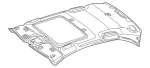 20569065057P58 - Body: Headliner for Mercedes-Benz Image